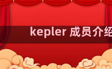 kepler 成员介绍